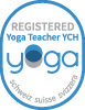 Registered Yoga Teacher YCH - Registrierte Yogalehrerin bei Yoga Schweiz Suisse Svizzera YS - Insegnante di Yoga registrato presso Yoga Schweiz Suisse Svizzera YS